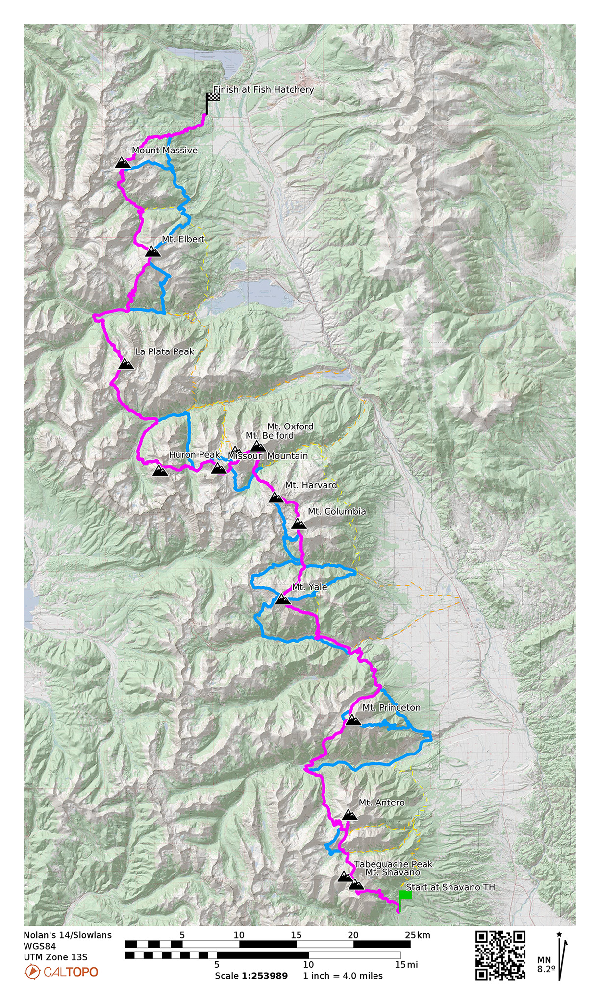 Slowlans Route Overview